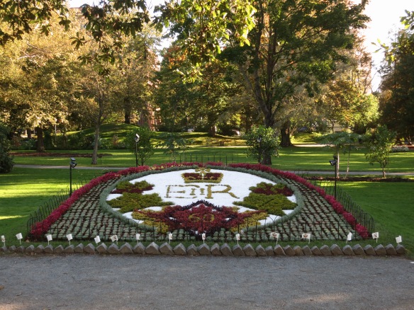 Carpet beds at the Halifax Public Gardens 2012