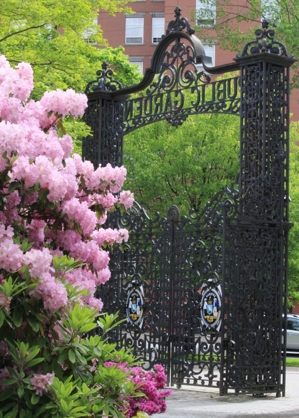 Main gates at the Halifax Public Gardens